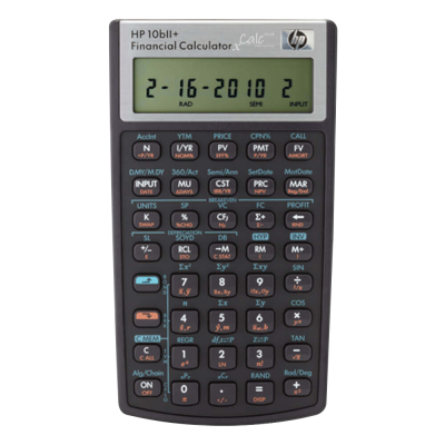HP-10biii plus financial calculator