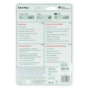 Texas Instruments BA II plus financial calculator instructions south africa supplier